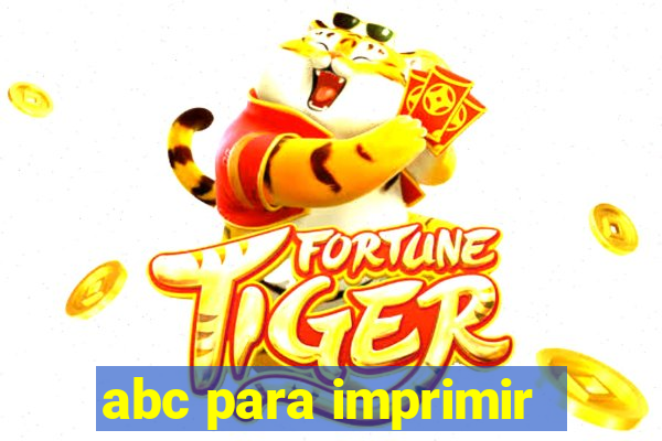 abc para imprimir